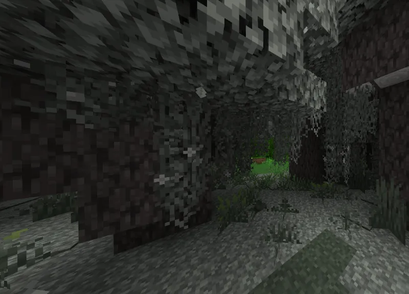 3D pale hanging moss